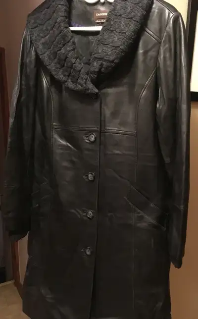 Women's Winter Leather Jacket (Long), View more