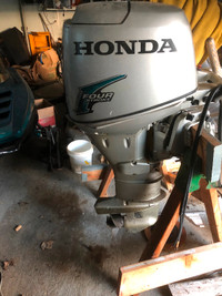 Honda 25 hp 4 stroke tiller outboard motor