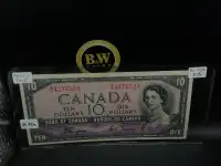 1954 Canada $10 Devil's face BC-32A Banknotes****