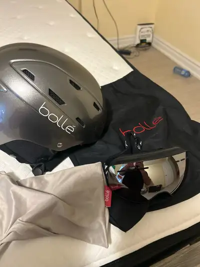 Bolle Ski Helmet and Goggles Set, View more