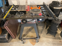 SEARS table saw with 6 different blades plus NEW 8”dado set