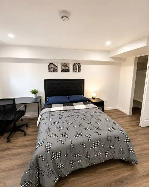 **** Nightly Rental **** This two-bedroom rental unit is located in the basement of a duplex and fea...