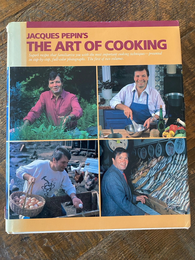 2 Vintage Jacques Pepin cookbooks in Non-fiction in Mississauga / Peel Region - Image 2