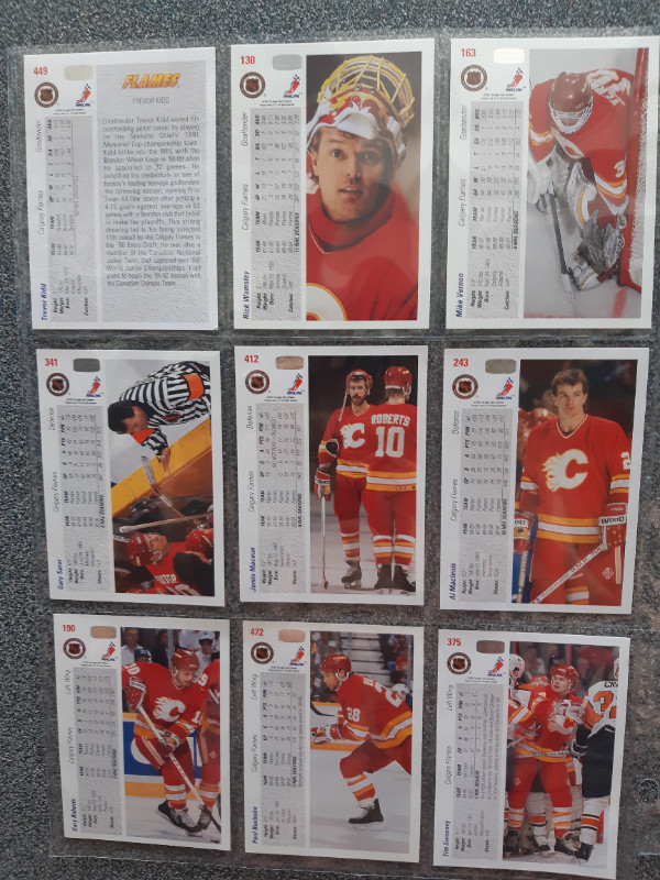 Carte de hockey Flames de Calgary Upper Deck 1991-1992 dans Art et objets de collection  à Lévis - Image 3