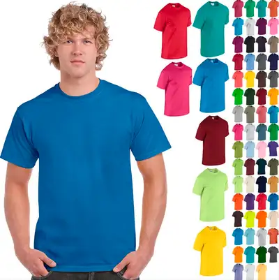 100% COTTON T SHIRTS BULK ORDERS ONLY PRINT WITH YOUR LOGO OR BUY BLANKS WE HAVE BOTH CHOICES AVAILA...