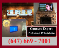 Professional TV Wall mount installation , BARRIE