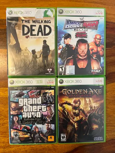Making some space in my collection so selling some. Here is a batch of Xbox 360 games. All in box, m...
