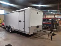 WELLS CARGO 7 X 18 ENCLOSED UTILITY TRAILER FOR SALE