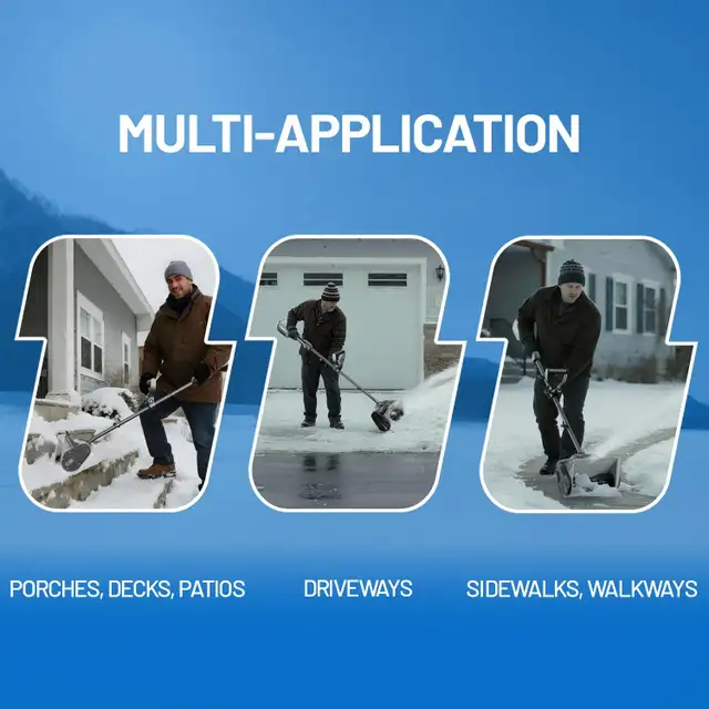 Used 20V Brushless Snow Blower, 12'' Litheli Cordless Shovel wit in Outdoor Tools & Storage in Mississauga / Peel Region - Image 11