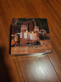 Candle Holder Glass- BRAND NEW