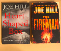 Joe Hill Heart-Shaped Box The Fireman novels ($10 each)