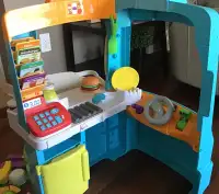 Fisher Price Smart Stages food truck + lots of play food