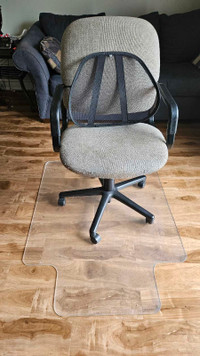 Office chair and floor protector