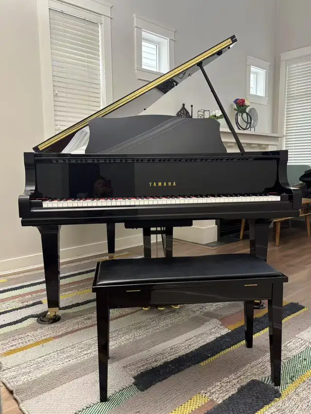 Yamaha GC2 Baby Grand Piano (2.5 Years Old) in Pianos & Keyboards in Richmond - Image 2