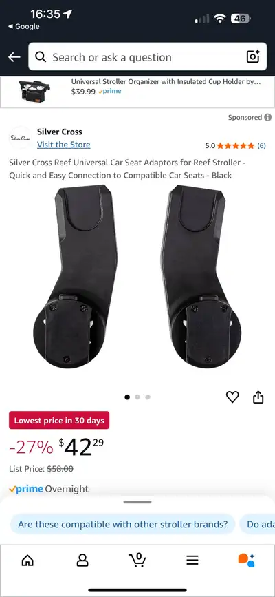 Universal Car Seat Adaptors, View more