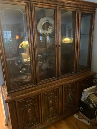 Solid wood Buffet and  Hutch, View more