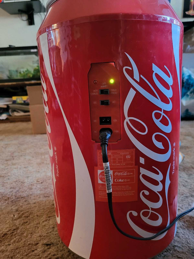 Coca-Cola mini fridge  in Refrigerators in Grande Prairie - Image 4