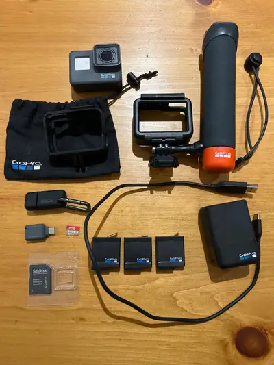 GoPro Hero 5 Black and accessories, View more