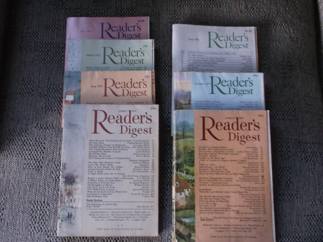 Reader's Digest Condensed Books (3 / $10) & old R. D. Magazines in Other in Bridgewater - Image 3