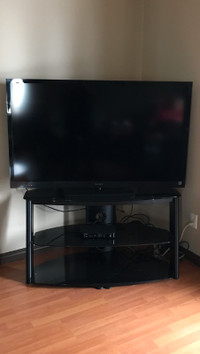 55 Sony inch television and stand