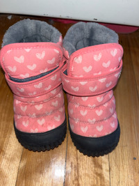 Toddlers kids boots/bottes filles size 8