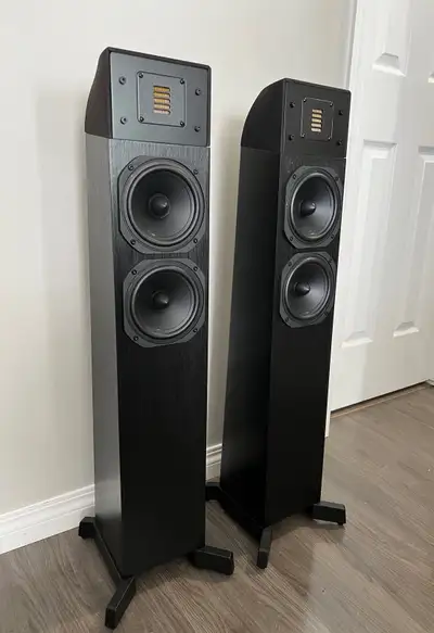 In excellent condition. Retail price was $1000 usd = 1300 cad plus taxes. Specs: Frequency Response...