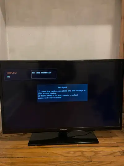 32” Samsung tv without remote, View more