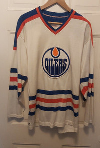 Edmonton Oilers Wayne Gretzky Vintage Sandow SK NHL Hockey Jersey RARE  medium