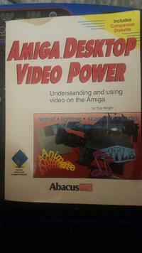 Amiga Desktop Video Power Book with disk