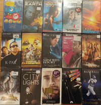 Assorted VHS movies - New, factory sealed - Buy 1 or the lot!