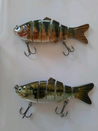 Multi jointed swimbaits and spinnerbaits 