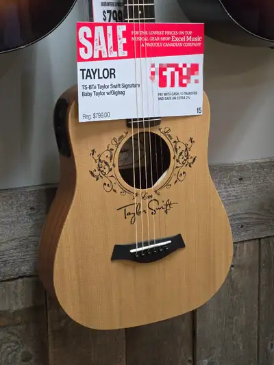 SALE! Taylor Swift Signature TS-BTe w/Gigbag (NEW), View more
