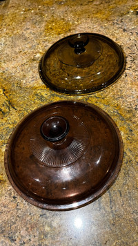 Pyrex vintage pot cover 8”
