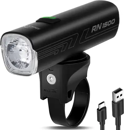 Magicshine RN 1500 V2.0 Bike Lights/Light, IPX6 Waterproof USB C, View more