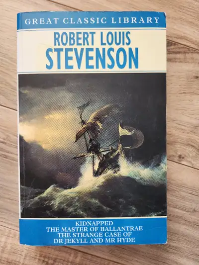 Book for sale. Three (3) stories / tales by Robert Louis Stevenson gathered together in one (1) book...