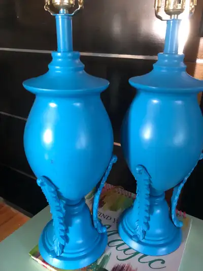  table lamps 2 blue, View more