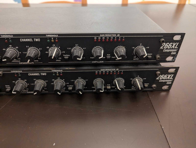 DBX 266XL Stereo Compressor / Gate (Only one left) in Pro Audio & Recording Equipment in City of Toronto - Image 3