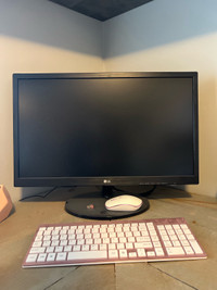LG monitor and key board with mouse 