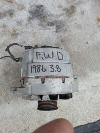 nearly new alternator G.M 1986 3.8 liter V6 engine $70.