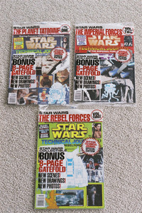 Star Wars Technical Journals Volumes 1,2 & 3 MINT STILL WRAPPED