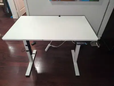 Standing Desk – White, Brand New, Height Adjustable, View more
