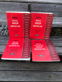 Vintage original 1970 Ford Truck Shop Manual Book set