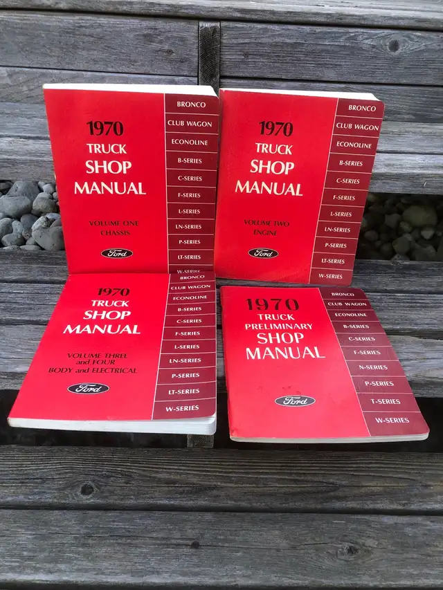 Vintage original 1970 Ford Truck Shop Manual Book set in Other in Oakville / Halton Region - Image 2
