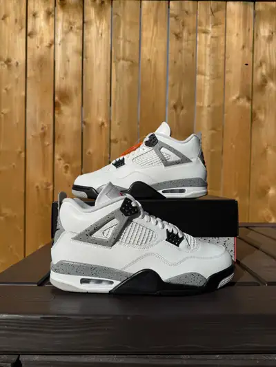 Jordan 4 White Cement Brand New Size 10, View more