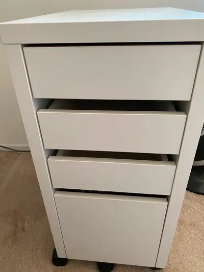 IKEA Micke filing cabinet in white, View more