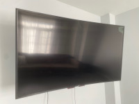 65” samsung curved tv damaged for parts