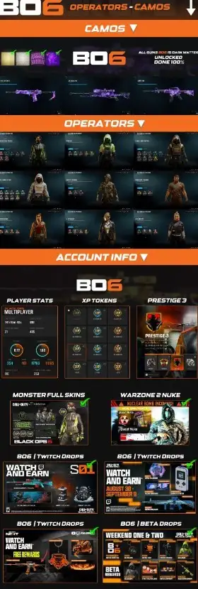 Black Ops 6 | Interstellar | Borealis | Dark Matter, View more