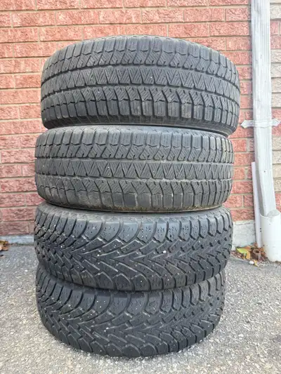 205 60 16 winter tires I have a full set of 4 just 2 different brands 2 Bridgestone Blizzack WS90 in...