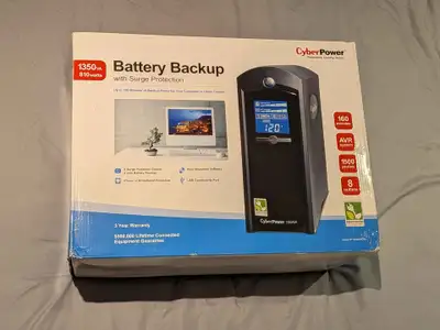 CyberPower Battery Backup (Brand New), View more