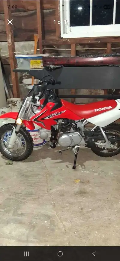 Great starter bike. Runs great like new condition.